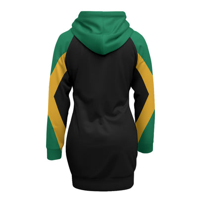 Women's Pullover Hoodie With Raglan Sleeve