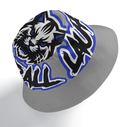 Laurel Wildcats Double-Sided Bucket Hat Black & Grey