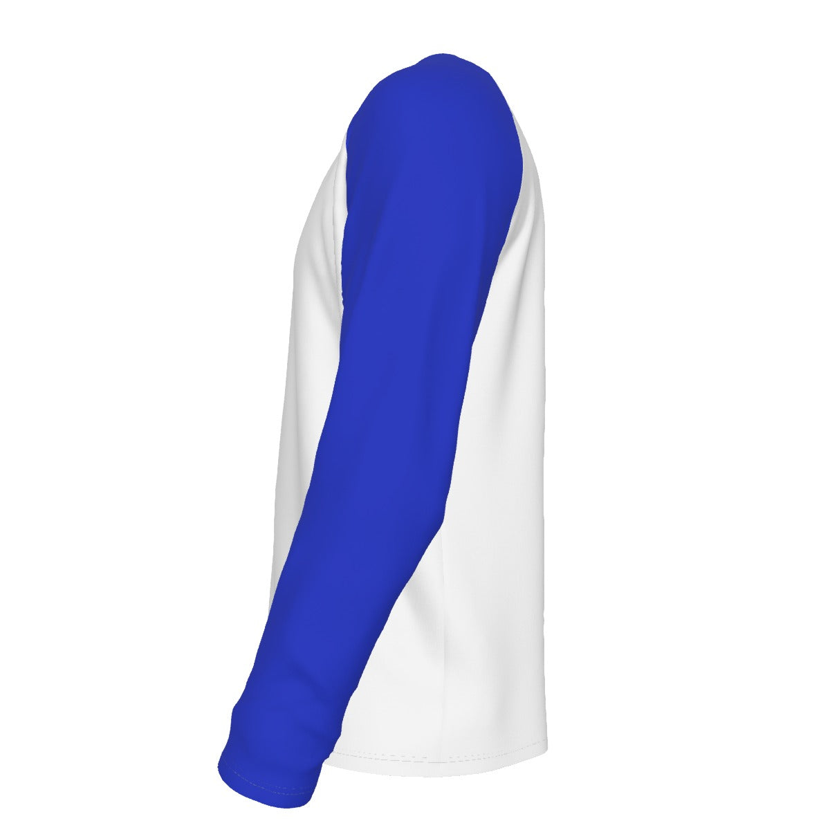 Laurel Wildcats Men's Raglan Long Sleeve T-Shirt White & Blue