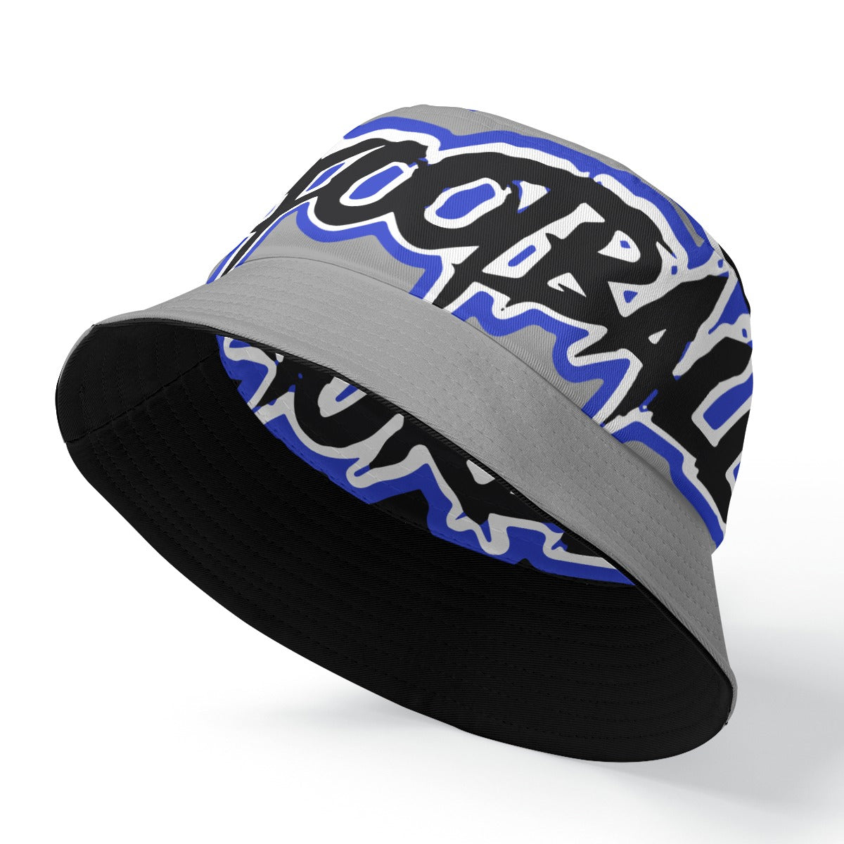 Laurel Wildcats Double-Sided Bucket Hat Black & Grey
