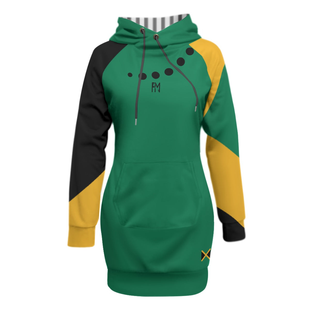 Women's Pullover Hoodie With Raglan Sleeve