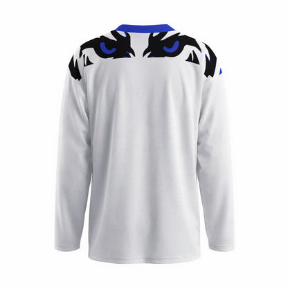 LW - WILDCATS FAN All White & Blue Trim Team Jersey