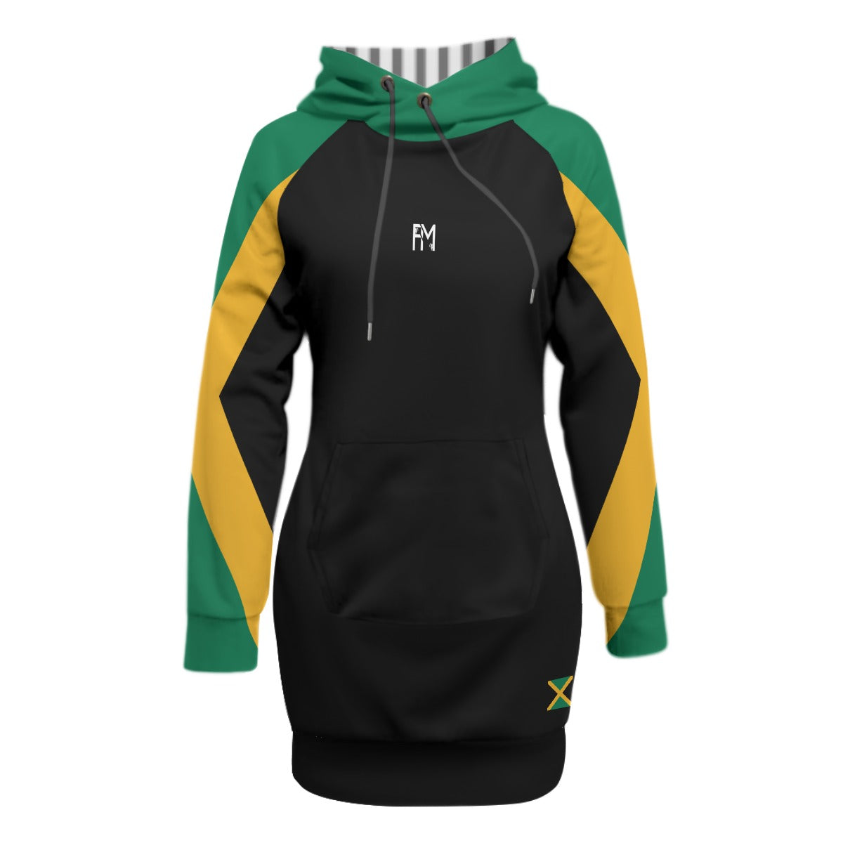 Women's Pullover Hoodie With Raglan Sleeve