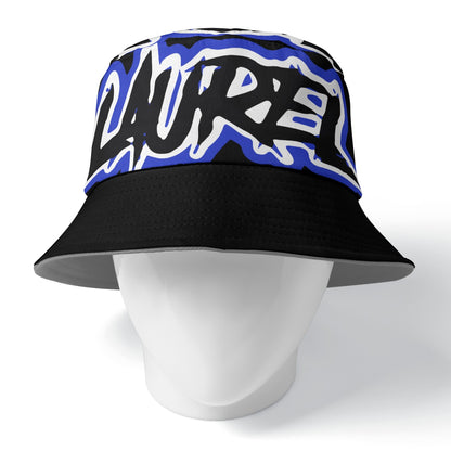 Laurel Wildcats Double-Sided Bucket Hat Black & Grey