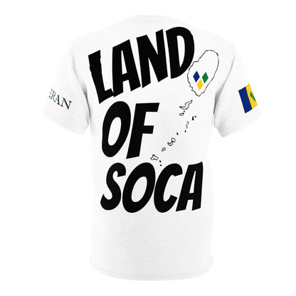 Vincy Feteran Unisex Tee W Saint Vincent Flag-Fete Massive