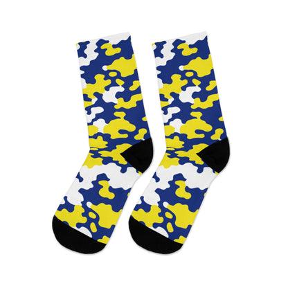 Curacao Flag CAMO Poly Socks-Fete Massive