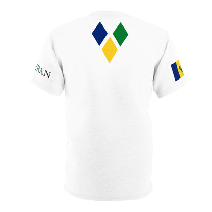 Feteran Unisex Tee W Saint Vincent Flag-Fete Massive