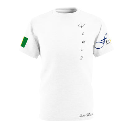 Land Of Soca Unisex Tee with Saint Vincent Flag - Various Sizes & Colors Available-Fete Massive