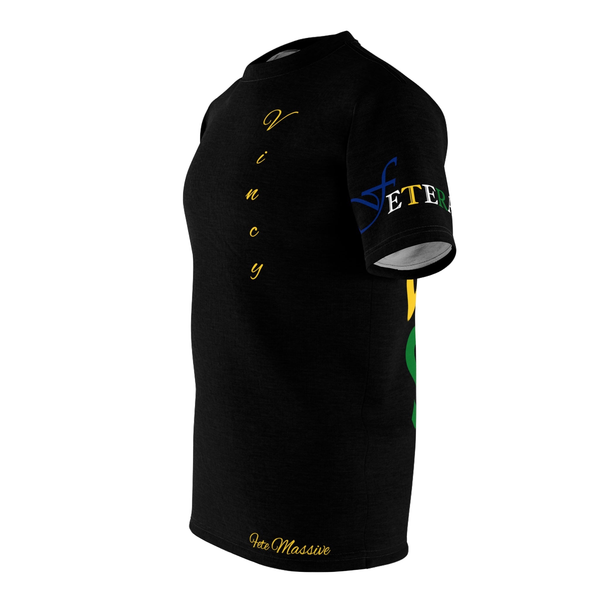 Land Of Soca Unisex Tee with Saint Vincent Flag - Various Sizes & Colors Available-Fete Massive
