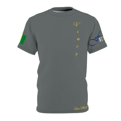 Land Of Soca Unisex Tee with Saint Vincent Flag - Various Sizes & Colors Available-Fete Massive