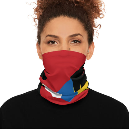 High Quality Antigua and Barbuda Flag Lightweight Neck Gaiter-Fete Massive