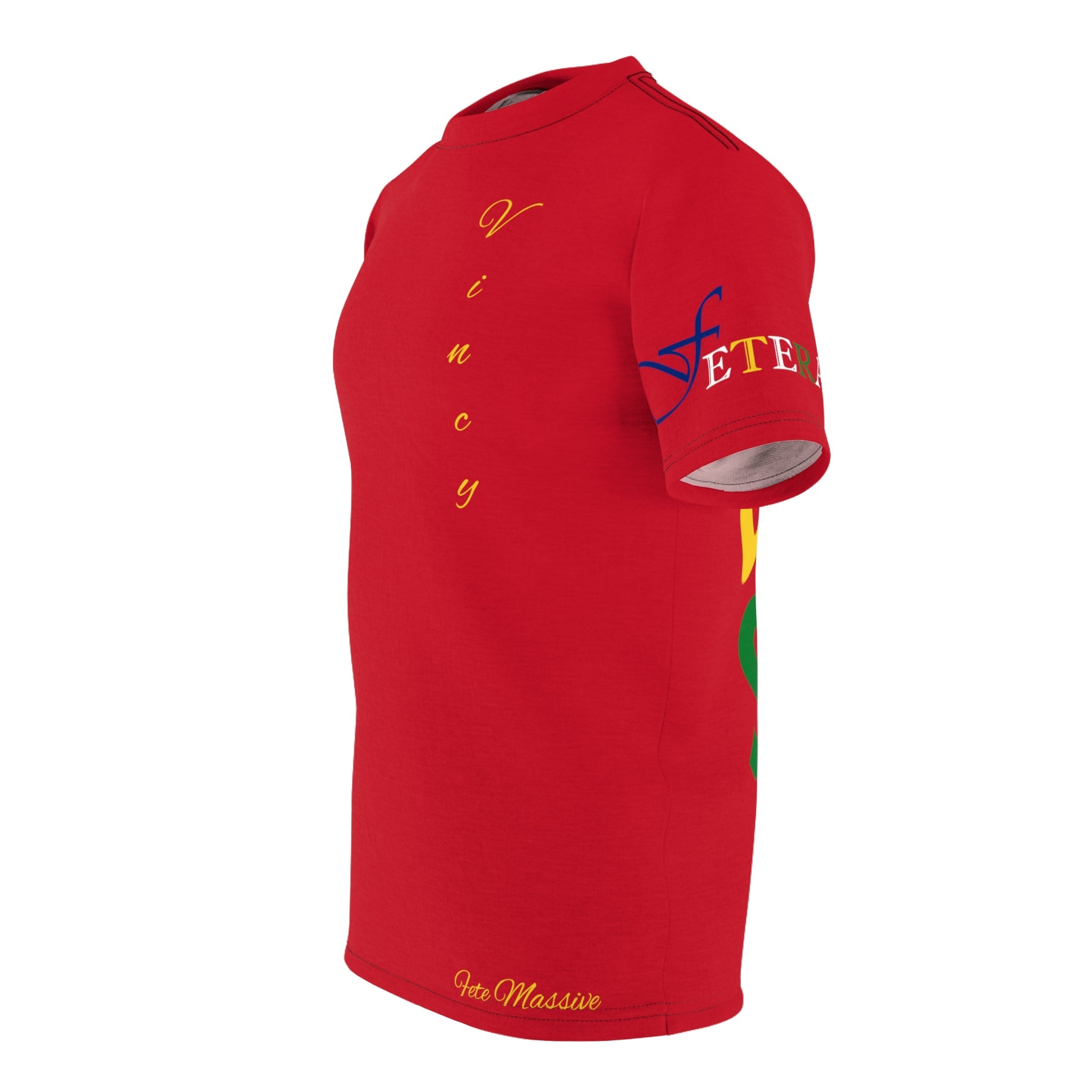 Land Of Soca Unisex Tee with Saint Vincent Flag - Various Sizes & Colors Available-Fete Massive