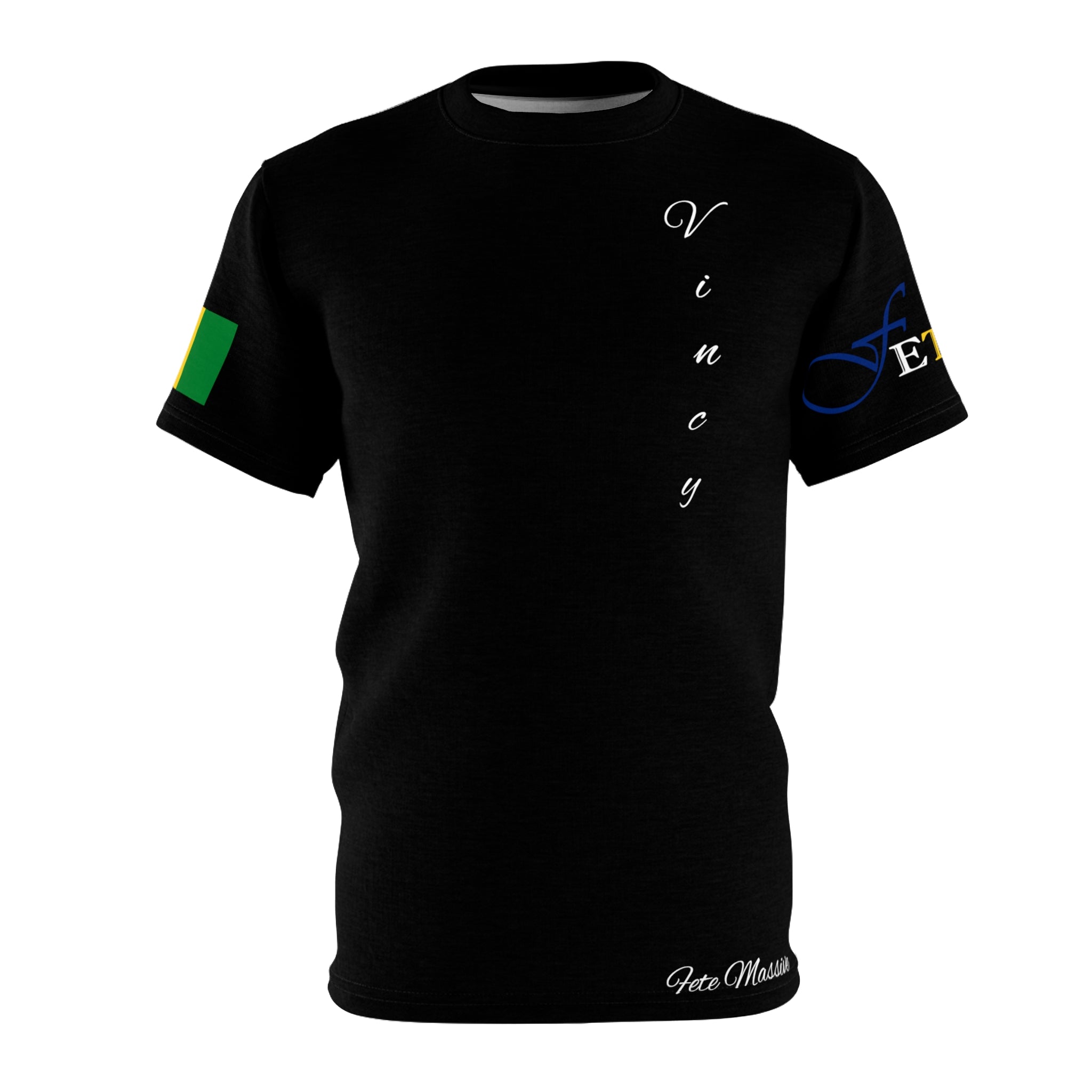 Land Of Soca Unisex Tee with Saint Vincent Flag - Various Sizes & Colors Available-Fete Massive