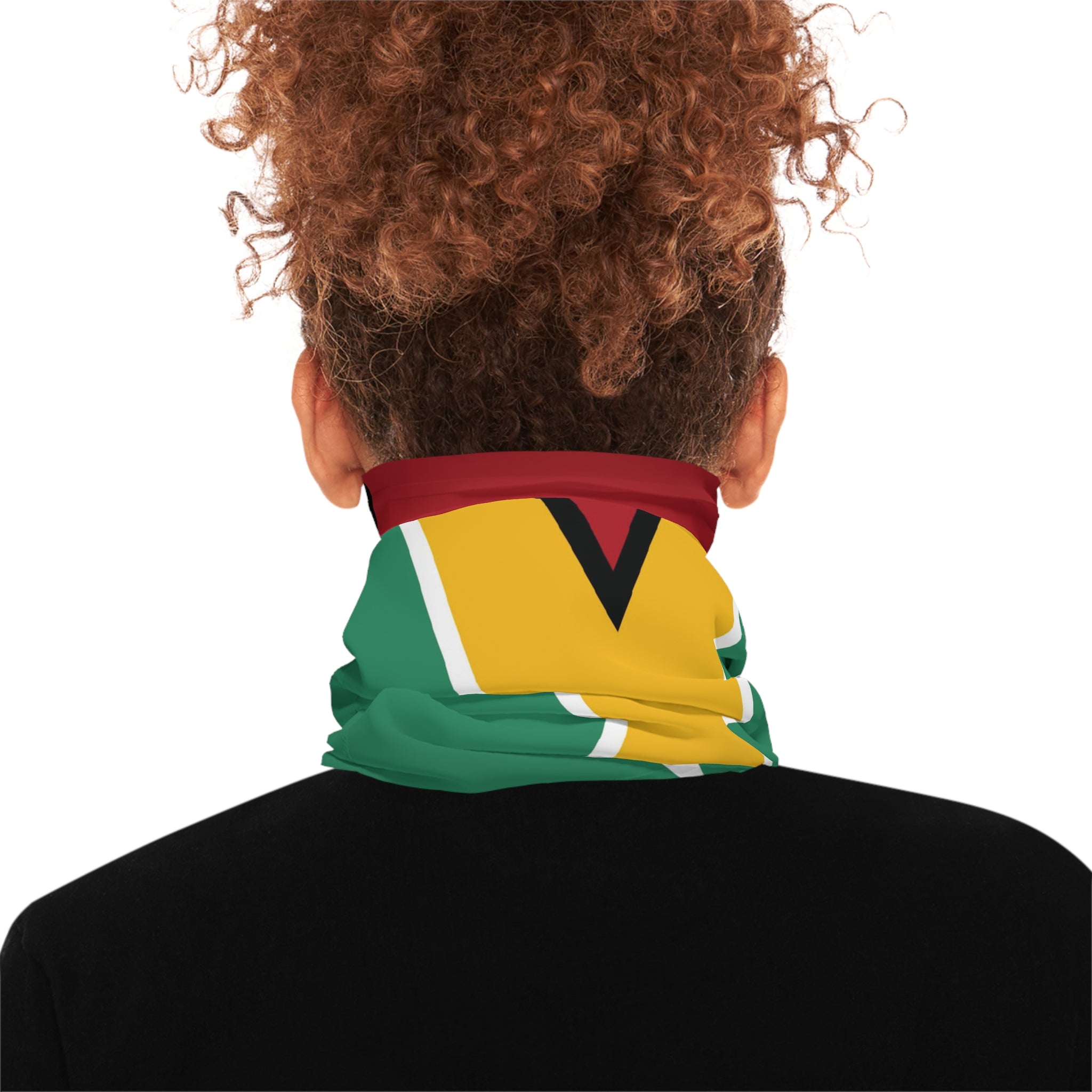 High Quality Guyana Flag Lightweight Neck Gaiter-Fete Massive