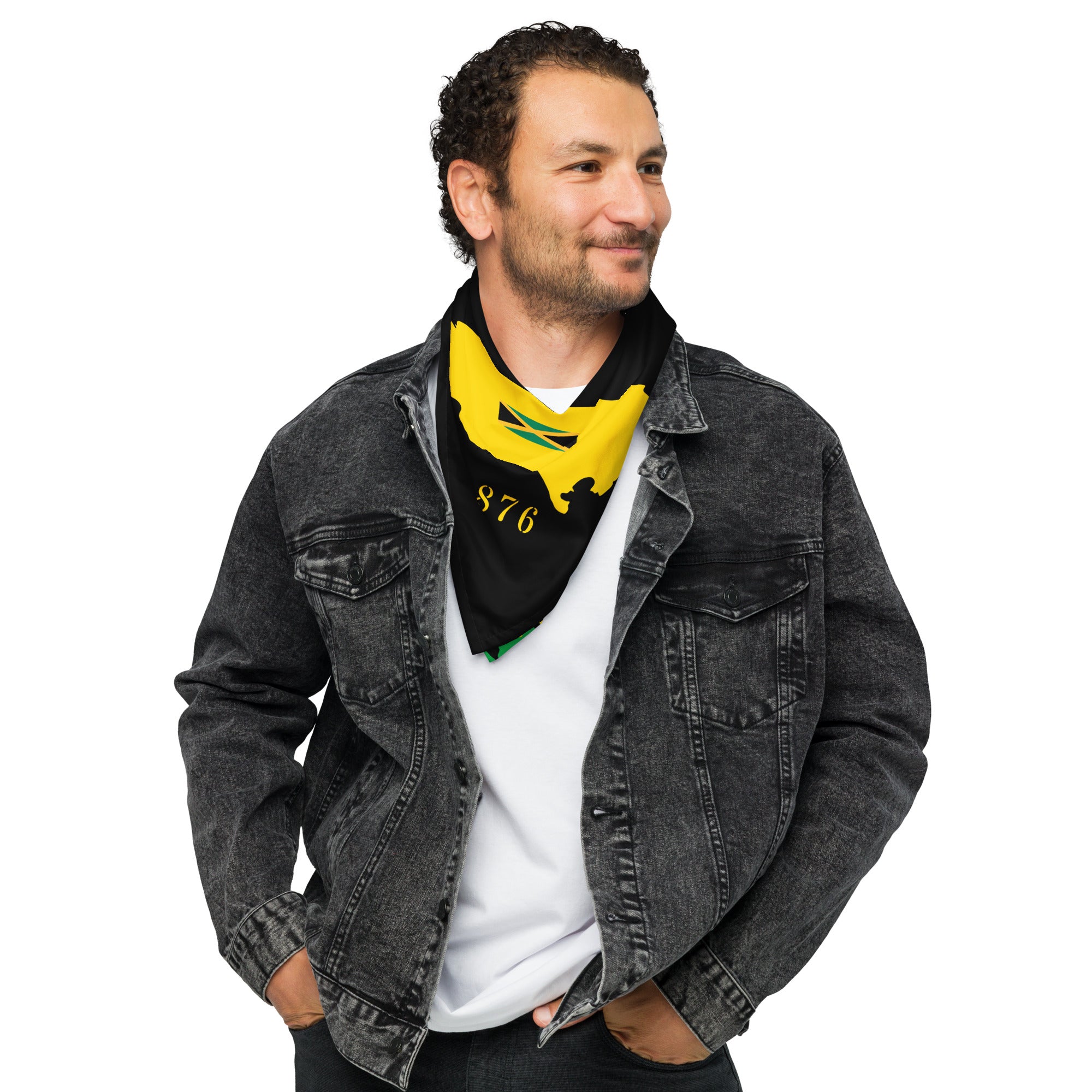 Jamaica Island & Flag CAMO print bandana-Fete Massive