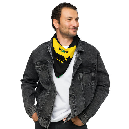 Jamaica Island & Flag CAMO print bandana-Fete Massive