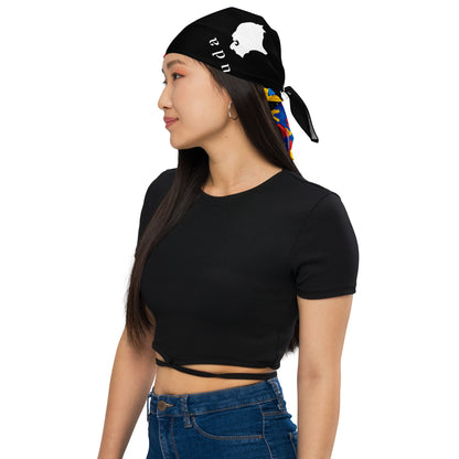 Antigua & Barbuda Island & Flag CAMO print bandana-Fete Massive