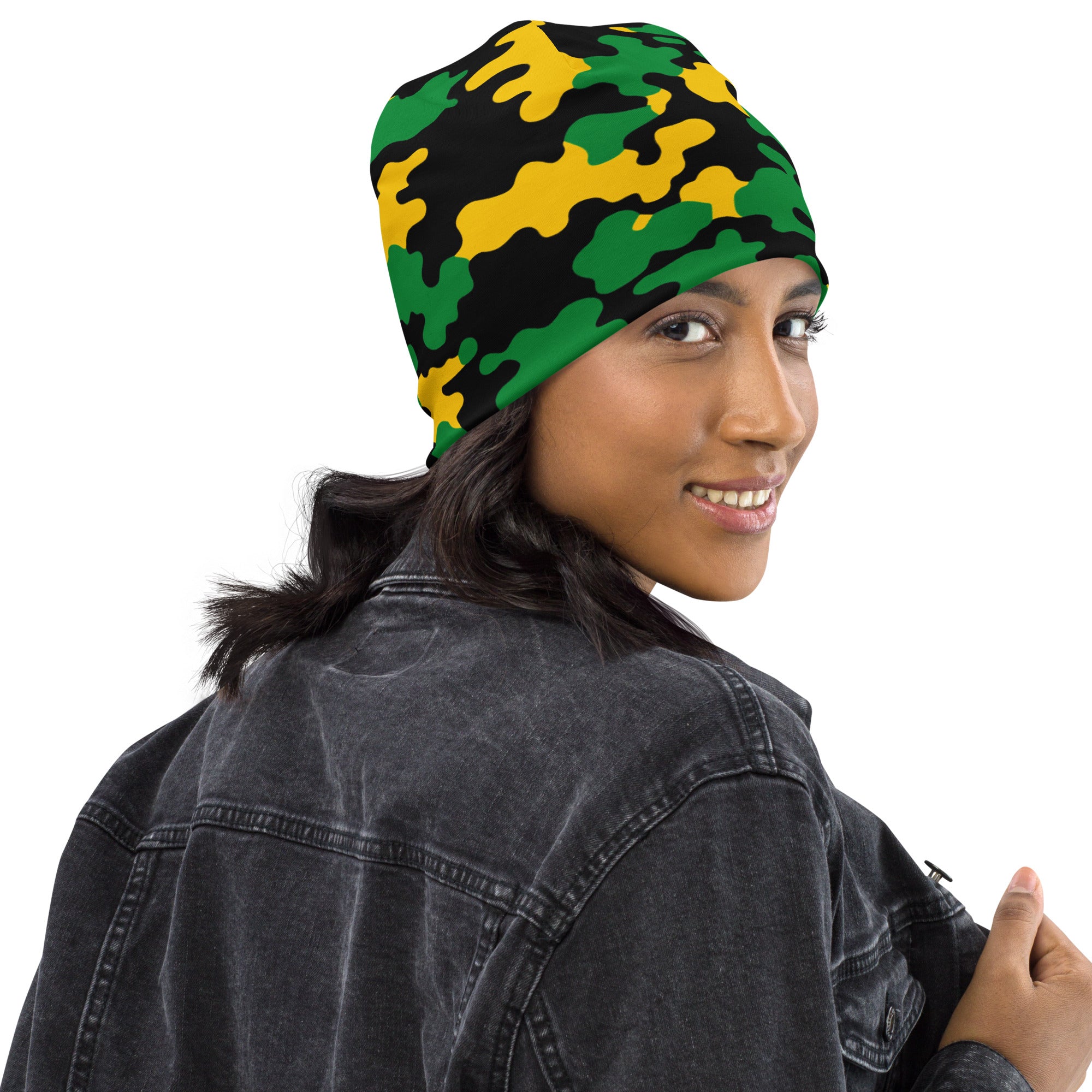 Jamaica Island CAMO Beanie-Fete Massive