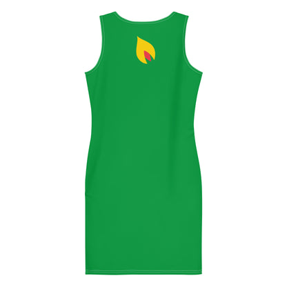 Grenada Bodycon dress (Green)-Fete Massive