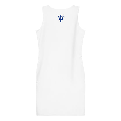 Barbados Bodycon dress (Off script White)-Fete Massive
