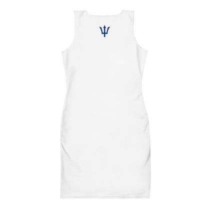 Barbados Bodycon dress (Off script White)-Fete Massive