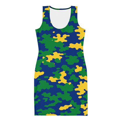 St. Vincent CAMO Bodycon dress-Fete Massive