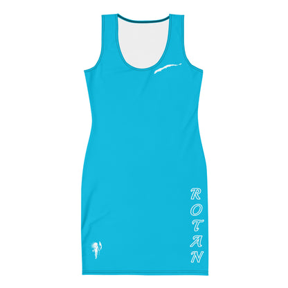 Rotan/Honduras Bodycon dress (Blue)-Fete Massive