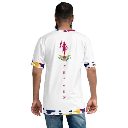 Virgin Islands Fetren CAMO tee (White)-Fete Massive