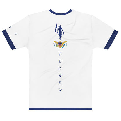 Virgin Islands Fetren tee Blue trim-Fete Massive