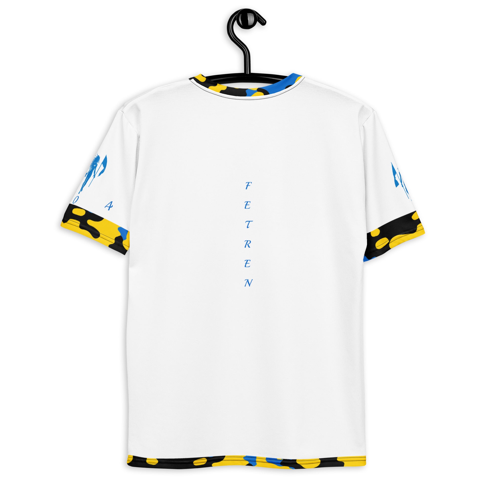 St. Lucia CAMO Fetren Men's t-shirt (White)-Fete Massive