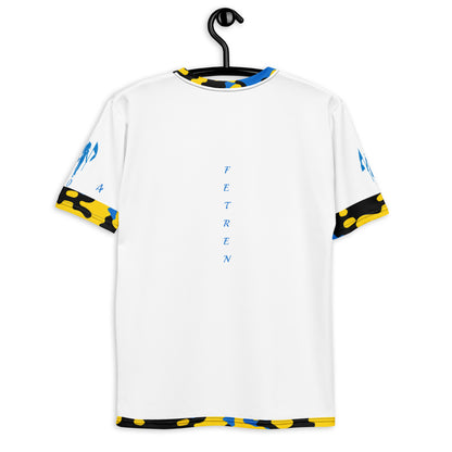 St. Lucia CAMO Fetren Men's t-shirt (White)-Fete Massive