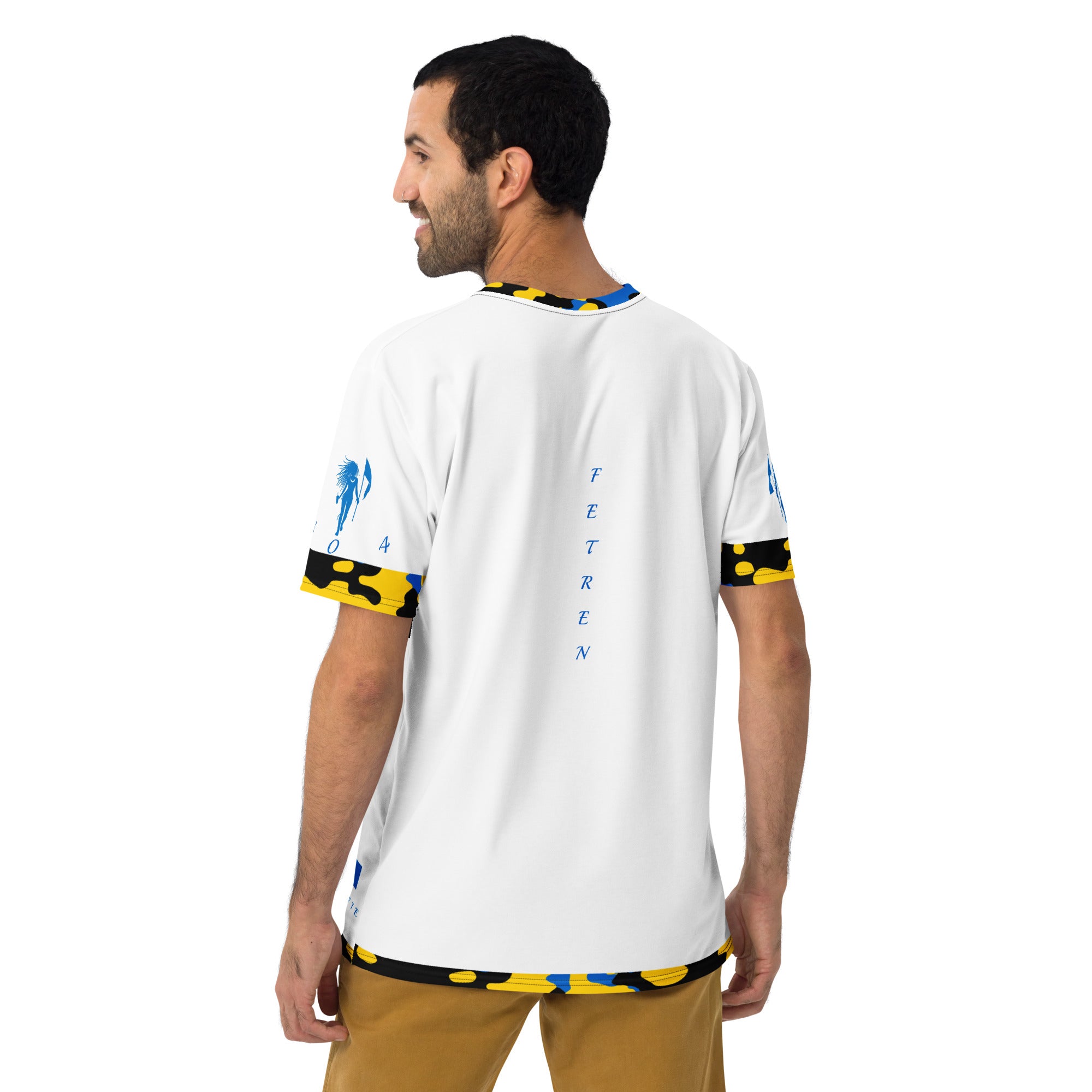 St. Lucia CAMO Fetren Men's t-shirt (White)-Fete Massive