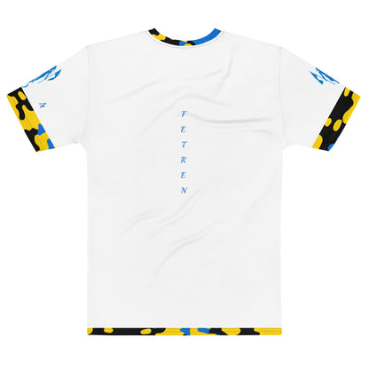St. Lucia CAMO Fetren Men's t-shirt (White)-Fete Massive