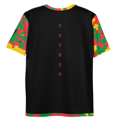 Grenada Fetren CAMO (Full Sleeve) Men's t-shirt (Black)-Fete Massive