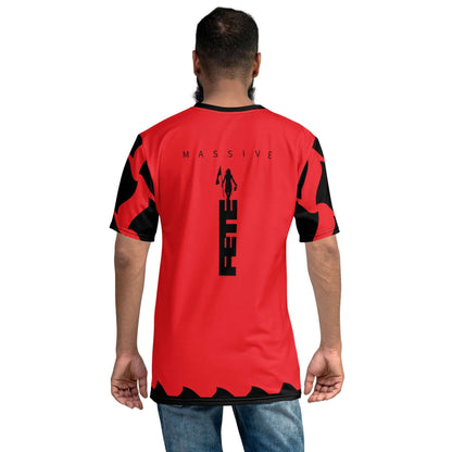 Antigua & Barbuda Off Script Men's t-shirt (Red)-Fete Massive