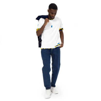 St. Lucia CAMO Fetren Men's t-shirt (White)-Fete Massive