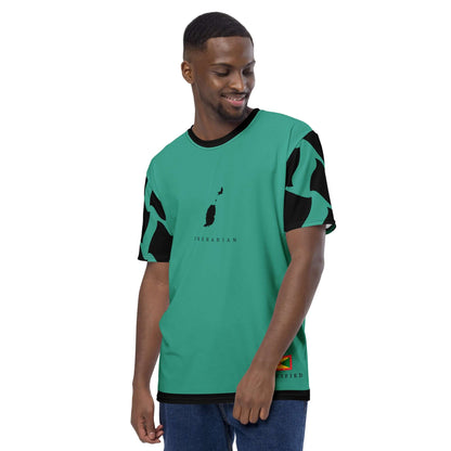 Grenada Off Script Men's t-shirt (Island Blue)-Fete Massive