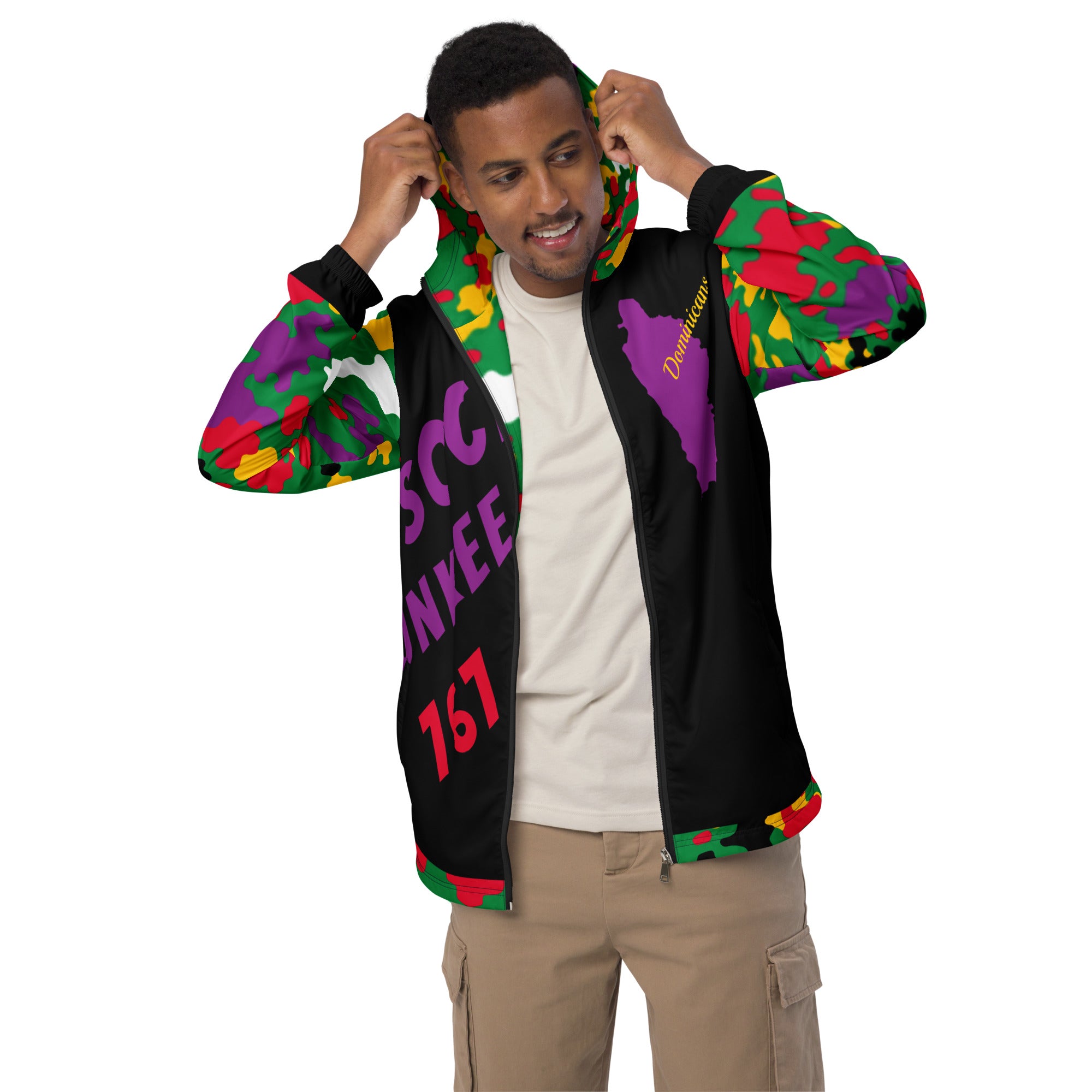 767 CAMO Jacket (Dominica Black)-Fete Massive