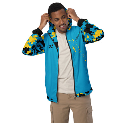 Fetren CAMO Jacket (Bahamas Blue)-Fete Massive