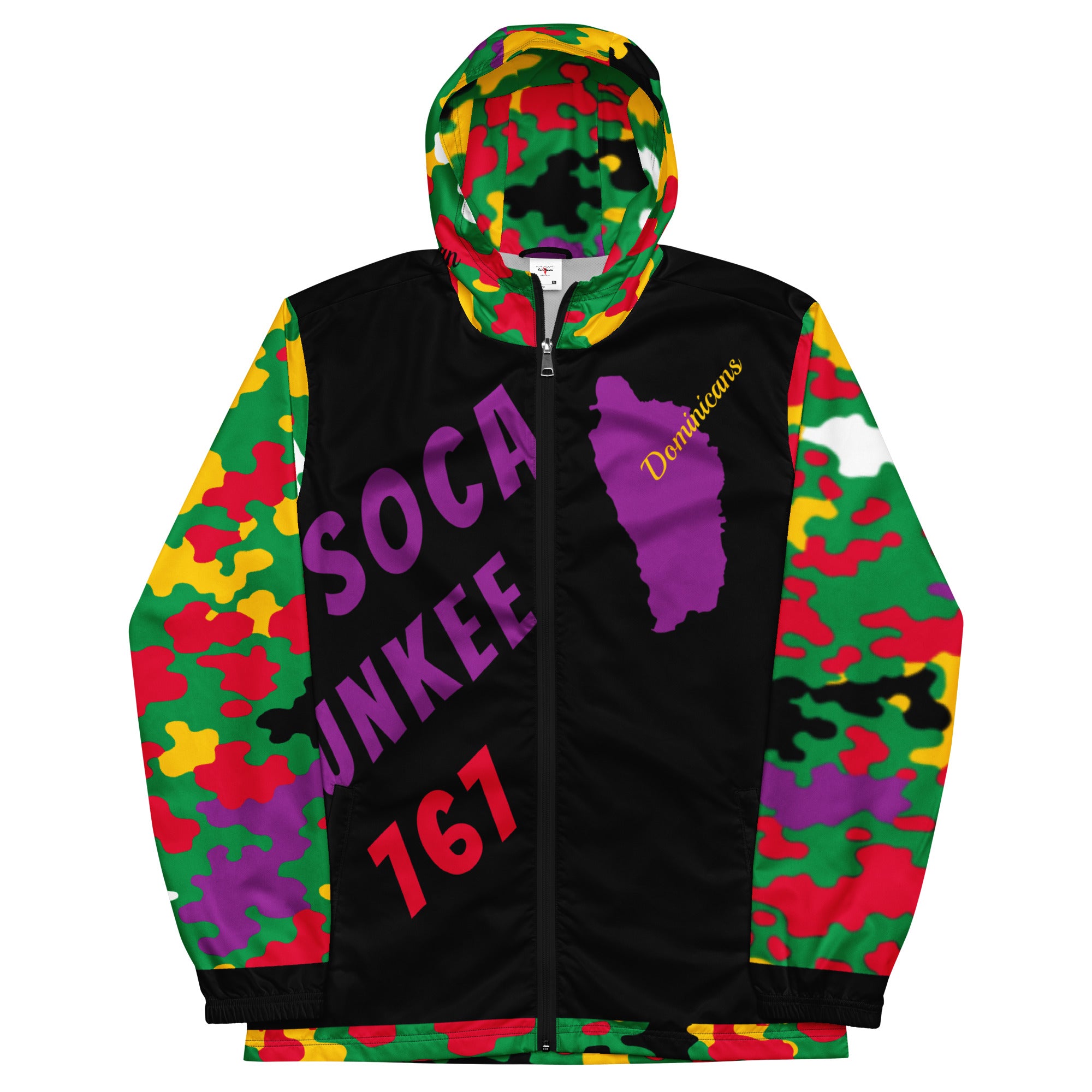 767 CAMO Jacket (Dominica Black)-Fete Massive