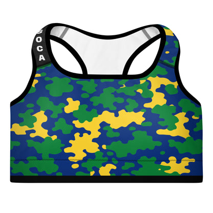 Saint Vincent CAMO Padded Sports Bra-Fete Massive