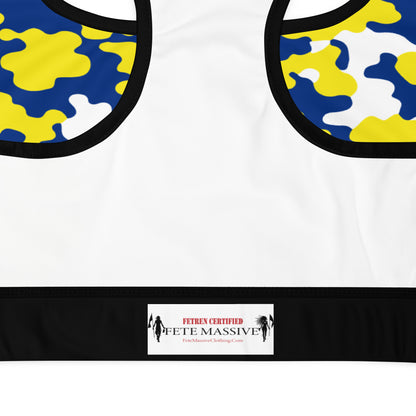Curacao CAMO Padded Sports Bra-Fete Massive
