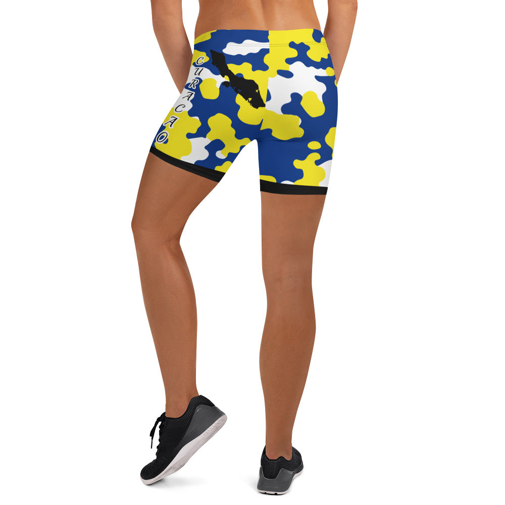 Curacao CAMO Shorts-Fete Massive