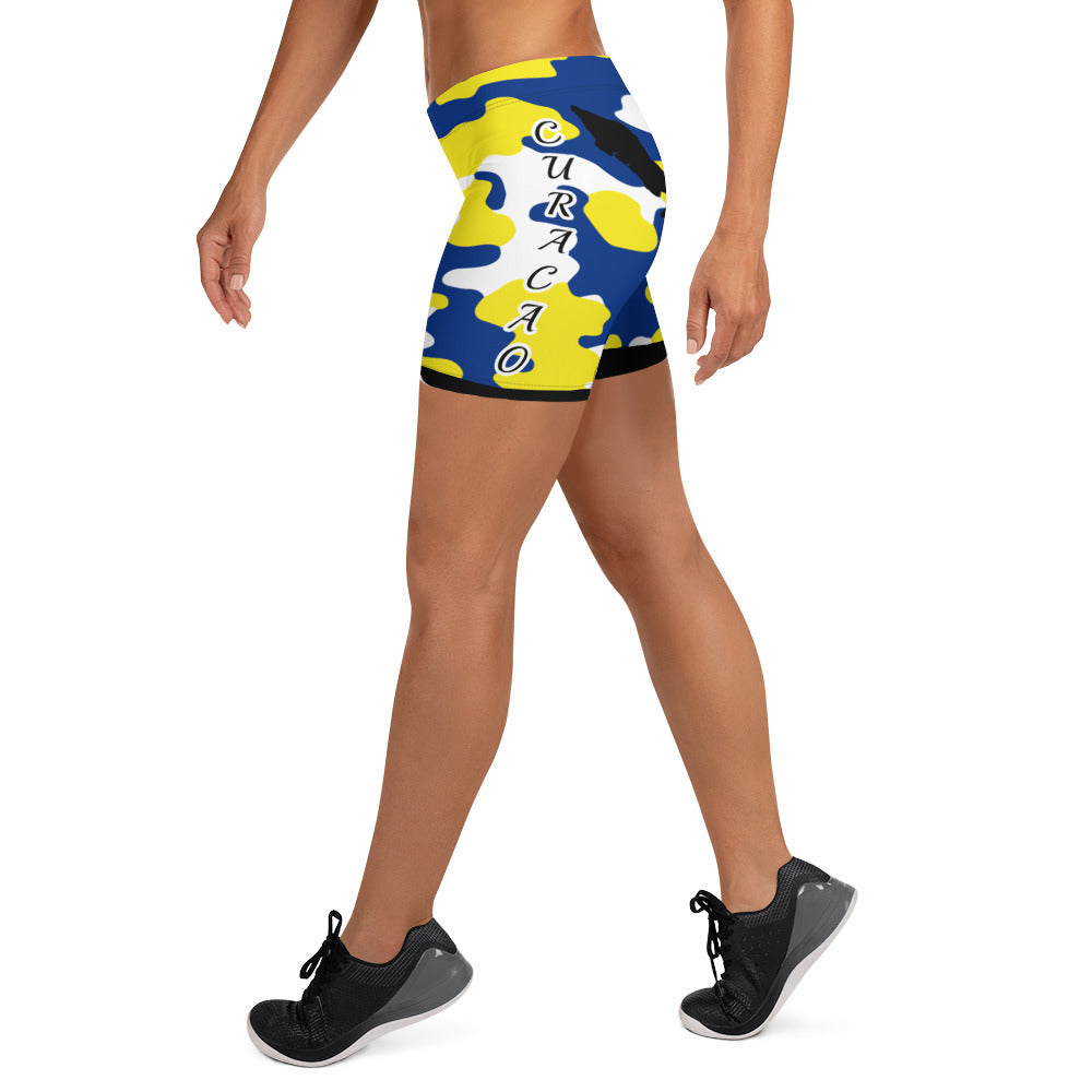 Curacao CAMO Shorts-Fete Massive