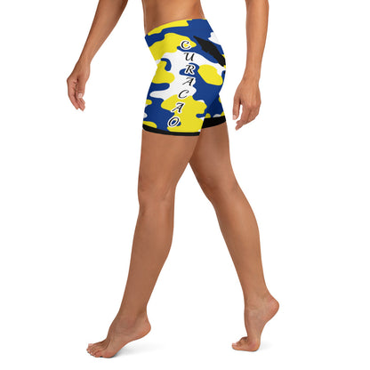Curacao CAMO Shorts-Fete Massive