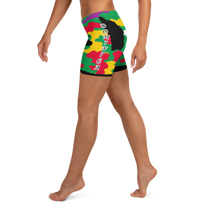 Dominica CAMO Shorts-Fete Massive
