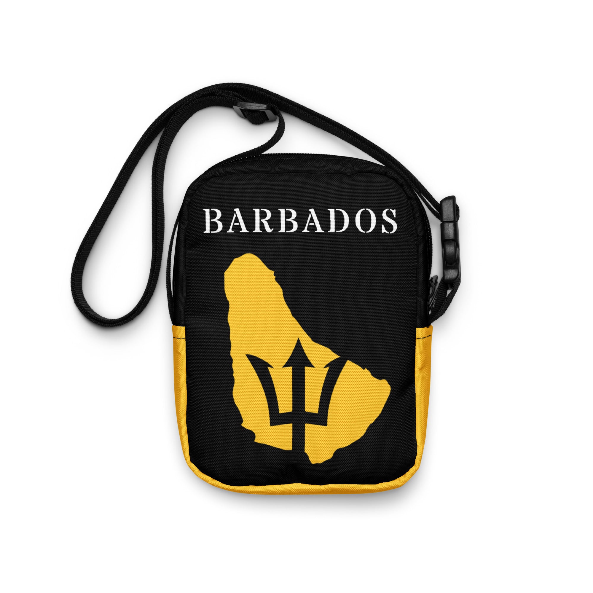 Barbados Utility crossbody bag (Yellow Trim)-Fete Massive