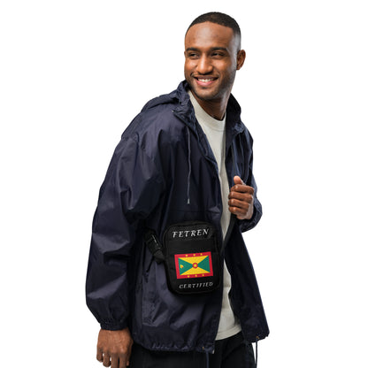 Grenada Utility crossbody bag (Black)-Fete Massive