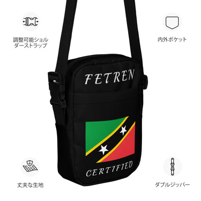 St. Kitts Utility crossbody bag (Black)-Fete Massive