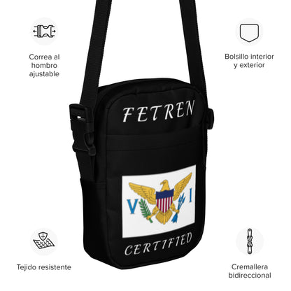 Virgin Islands Utility crossbody bag (Black)-Fete Massive